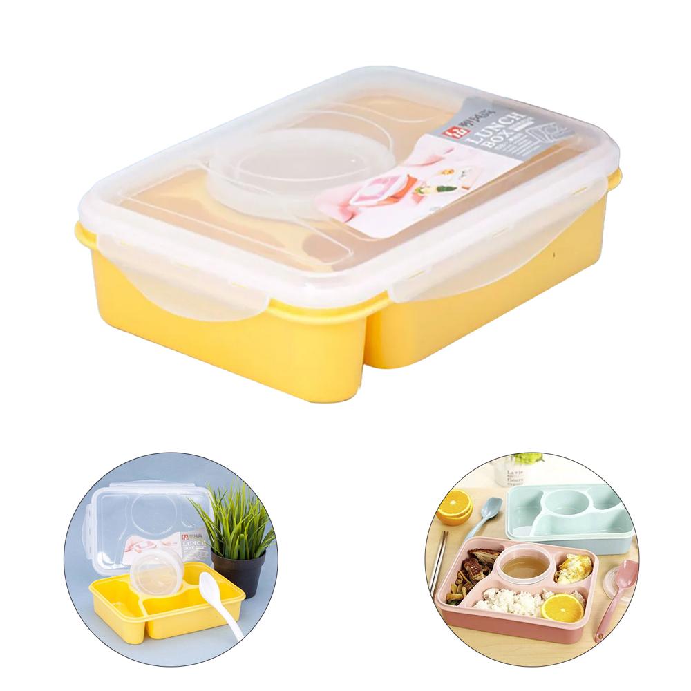 Taper Lonchera Contenedor de Alimentos con Divisiones - Amarillo Taper Lonchera Contenedor de Alimentos con Divisiones Amarillo (COC043AM) Taper Lonchera Contenedor de Alimentos con Divisiones - Amarillo Taper Lonchera Contenedor de Alimentos con Divisiones Amarillo (COC043AM)