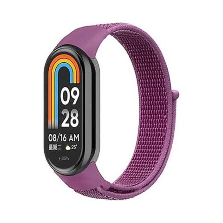 Correa de nylon Xiaomi Band 8 9 Morado Correa de nylon Xiaomi Band 8 9 Morado