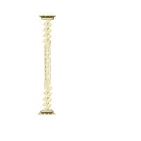 Correa de acero inoxidable para watch Zigzag 42 44 45 49mm dorado
