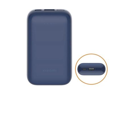 Xiaomi Mobile Power Bank Comes with a 10000mAh Pocket Edition Grey Blue P15ZM