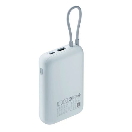 Xiaomi Power Bank 10000mAh (Integrated Cable) Ice Blue GL