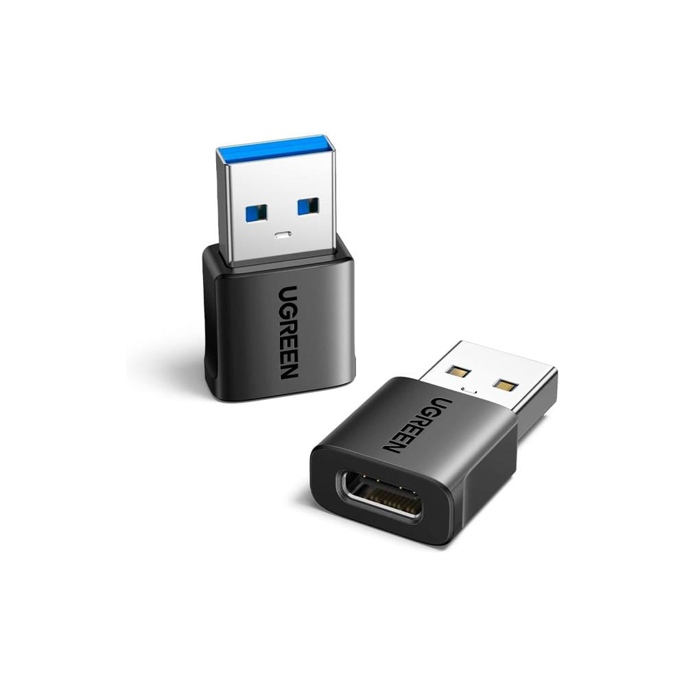Pack De 2 Adaptadores Ugreen USB-A Macho a USB-C Hembra 45275