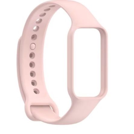 Correa de silicona Para Xiaomi Smartband 8 active y Redmi Smartband 2 rosado