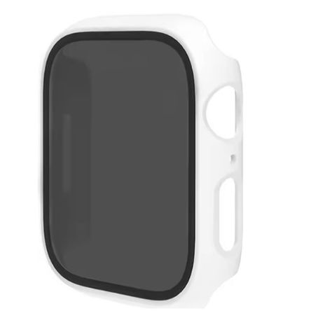 Bumper con glass antiespía para smartwatch 40-41mm blanco