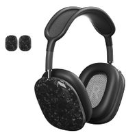 Case protector nacarado para airpods max - negro
