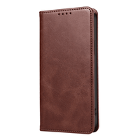 Funda Case para Samsung A23 5G Flip Cover Marrón Antishock