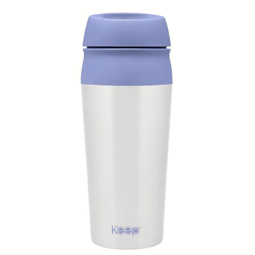 Vaso Mug Keep Botón 450ml Acero