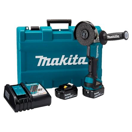 Esmeril Angular 4.5 18V BL XPT + 2 Bat 5AH DGA458RTE Makita