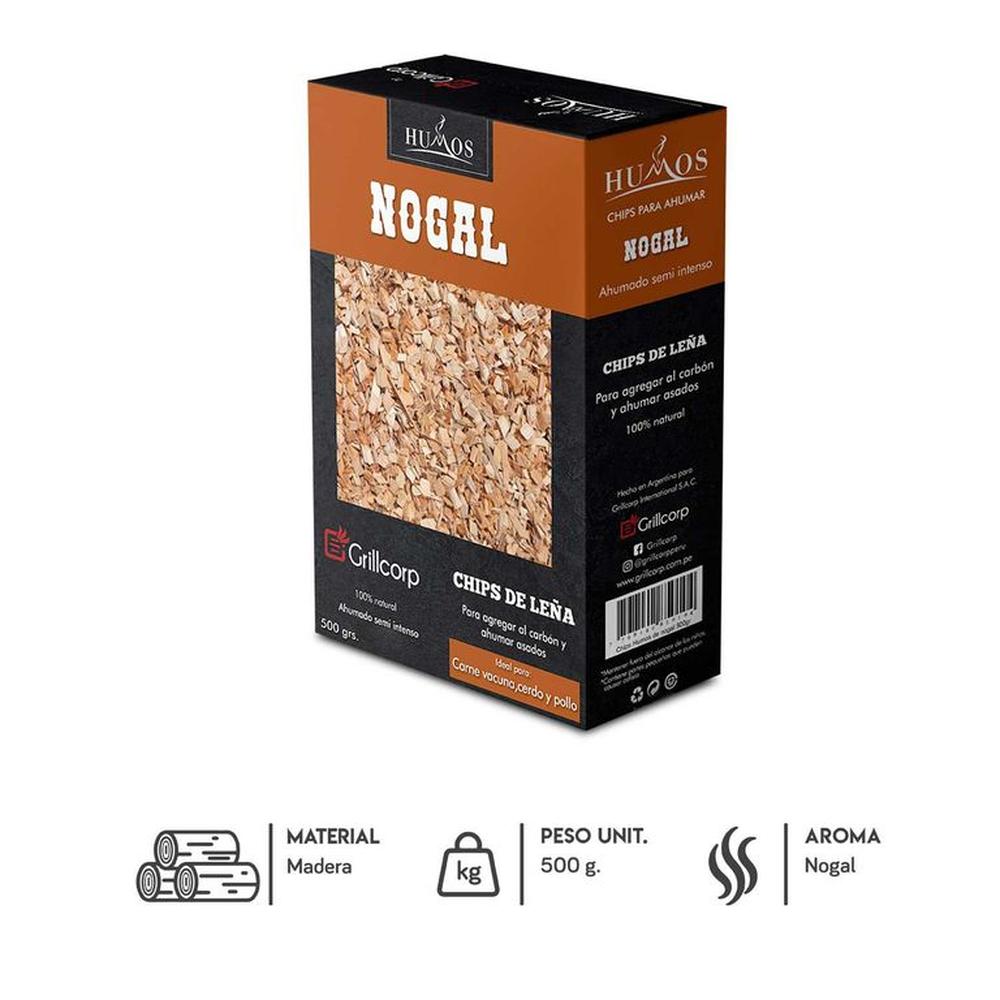 Astillas de Leña Nogal 500gr