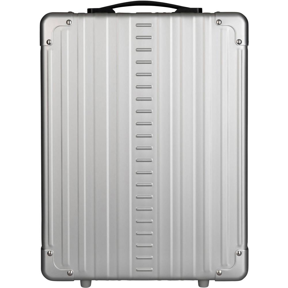 Mochila de Aluminio Duro Aleon (17"", Platino) con Compartimentos Internos, Funda para Laptop Removi