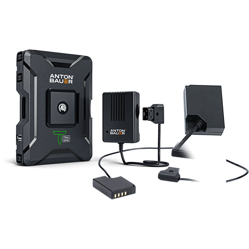 Kit de Base Anton/Bauer Titon para Cámaras Fujifilm X-H1/X-T2/X-T3 - Batería Slim de 68Wh, Salidas