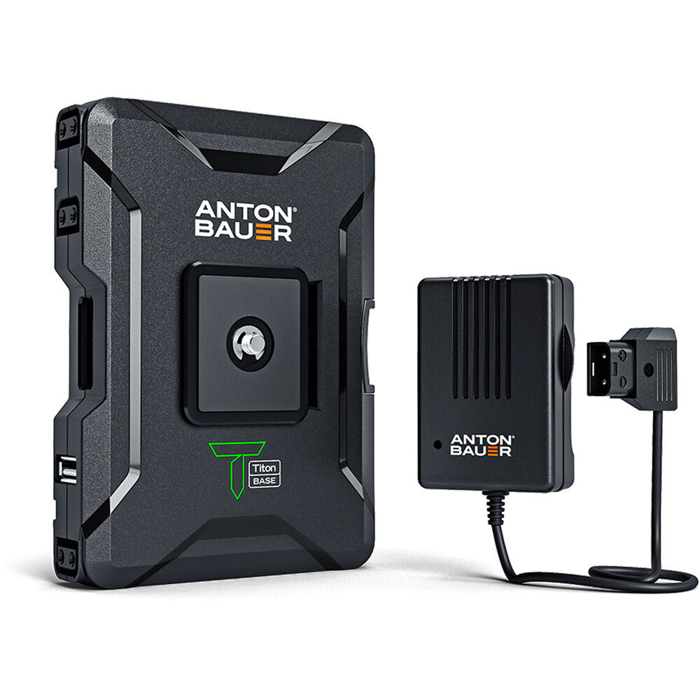 Kit de Base Anton/Bauer Titon con Cargador P-Tap - Batería Slim de 68Wh, Salidas de Energía P-Tap y