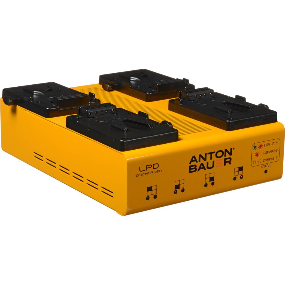 Anton/Bauer LPD Travel Discharger (V-Mount) - Descarga Baterías para Transporte, Hasta 30% de Capac