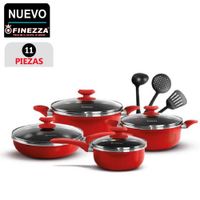 Set de Ollas Antiadherentes FZ-1625T-2 Rojo