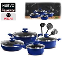 Set de Ollas 11Pzas Antiadherentes FZ-1625T-2 Azul