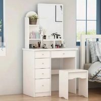 TOCADOR SOFIA NACION MUEBLES COLOR BLANCO