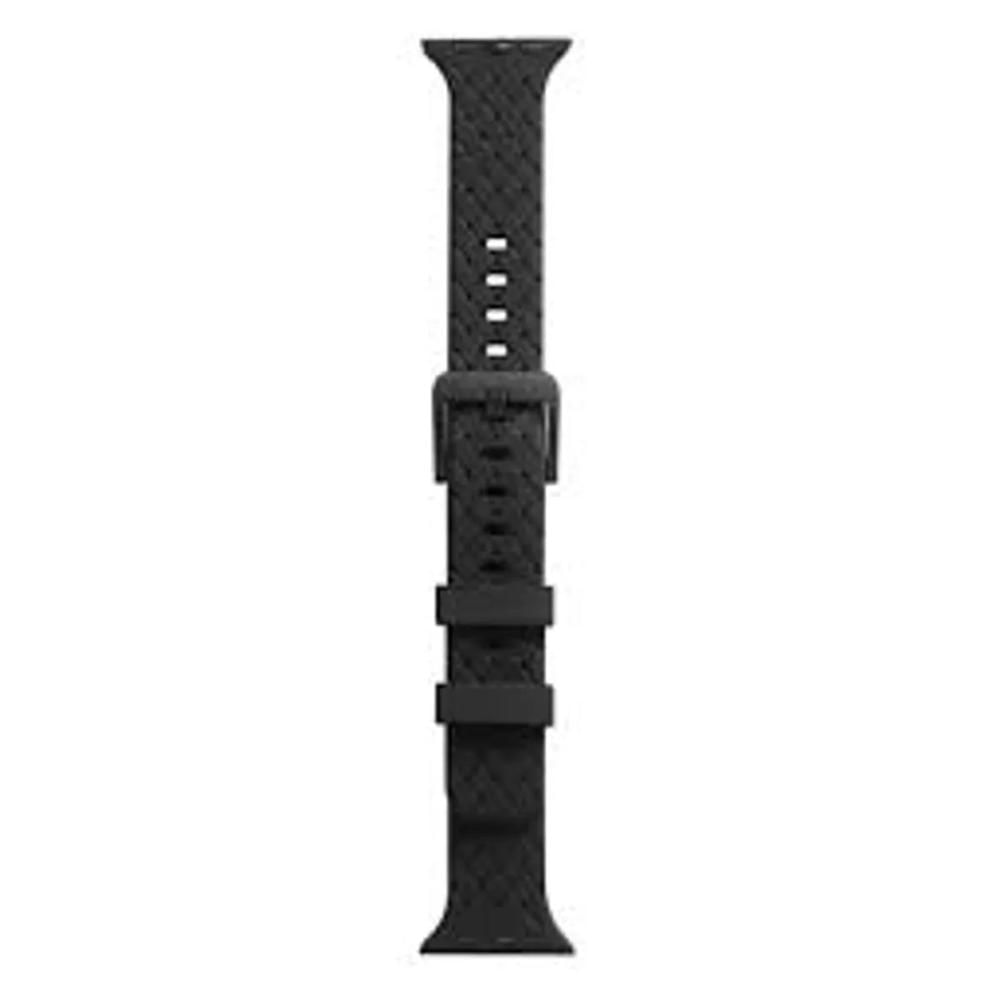 Correa silicona labrada para watch 38-40-41-42 mm serie 10 negro