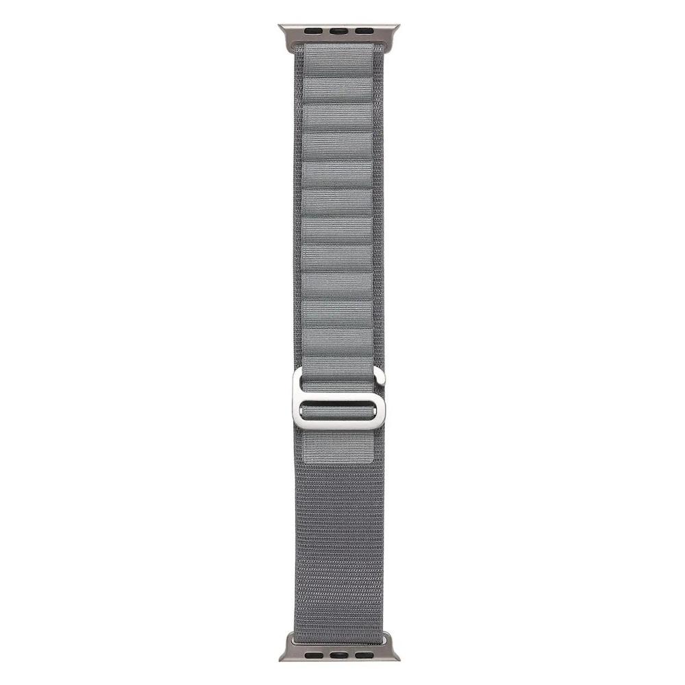 Correa nylon corrugada para smartwatch 22mm gris