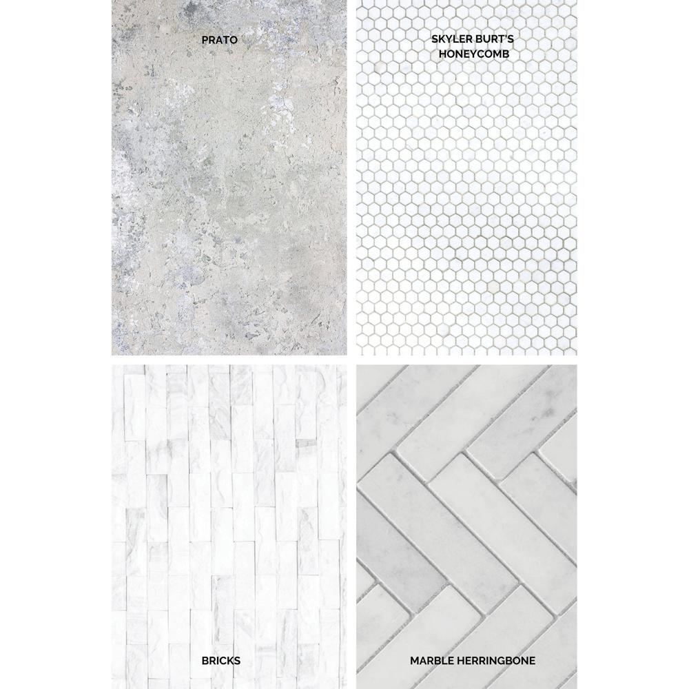 Fondos de Fotografía Portátiles Best Ever (Piedra, 24 x 36"") - 2 Fondos Doble Cara, 4 Superficies,