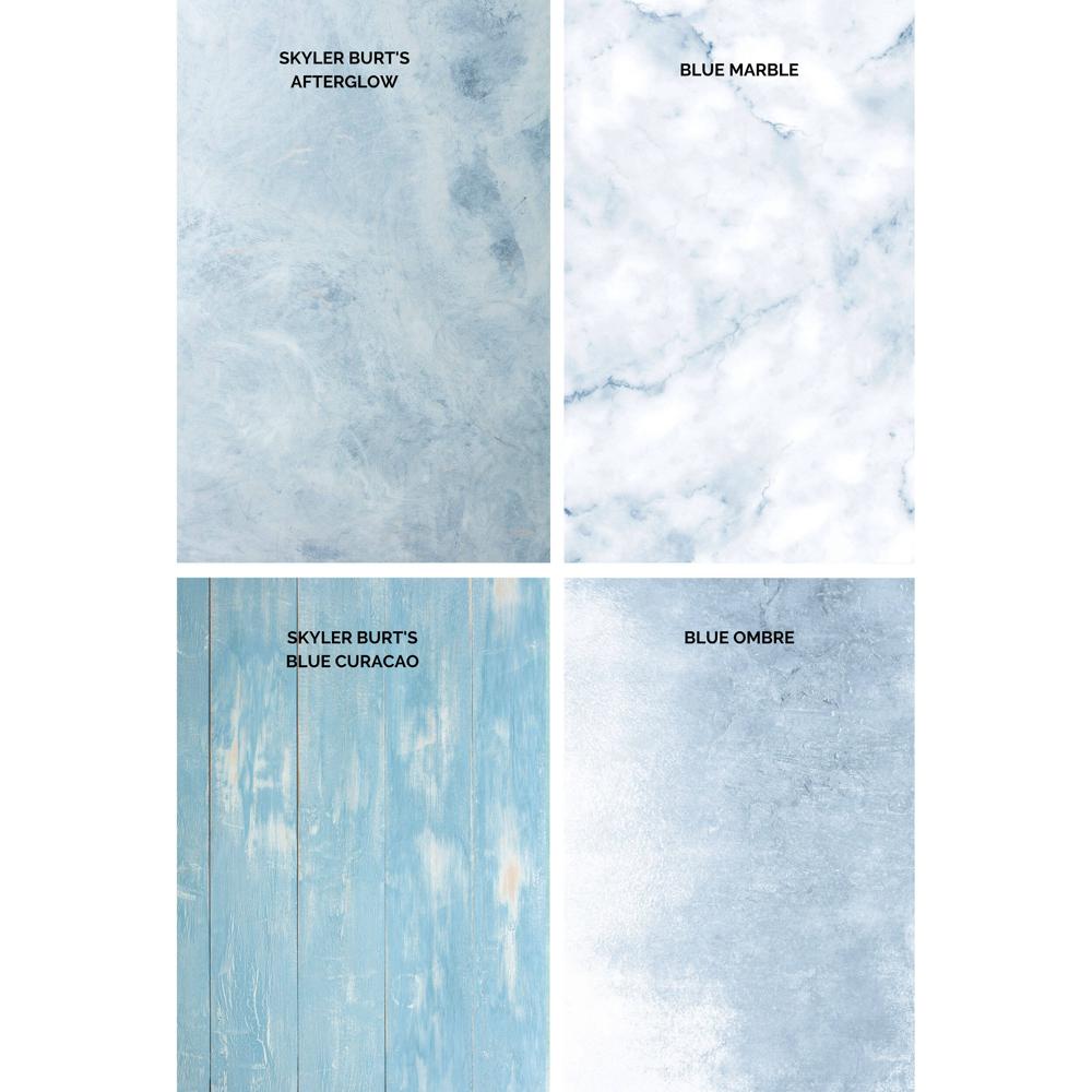 Fondos de Fotografía Portátiles Best Ever - 2 Fondos Reversibles, 4 Superficies, 100% Impermeables,