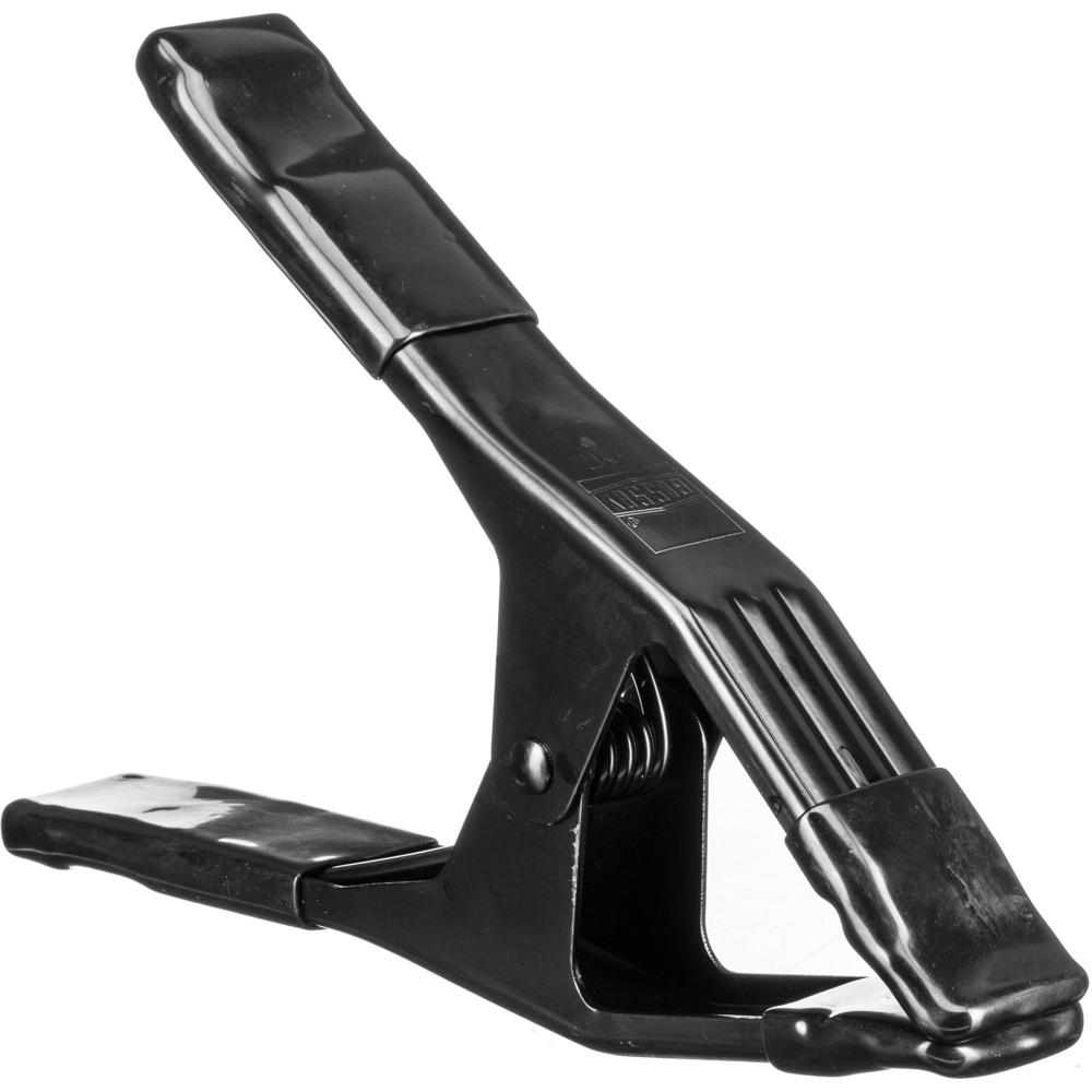 Pinza de Resorte de Acero Bessey (Negra, 3 5/16 x 3"") - Con Puntas de Vinilo Antimanchas, Mango de