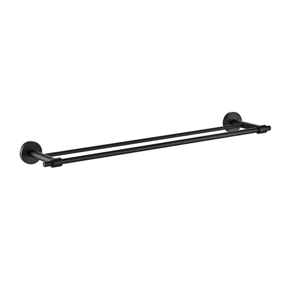 Toallero Repisa 6621 de 60 cm Acero Inoxidable Negro