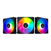 COOLER PARA CASE ANTRYX LYNK FAN LF120 NEGRO, 120MM, ARGB, 3 PACK, MODULAR P/N: AAK-LF120KX3C