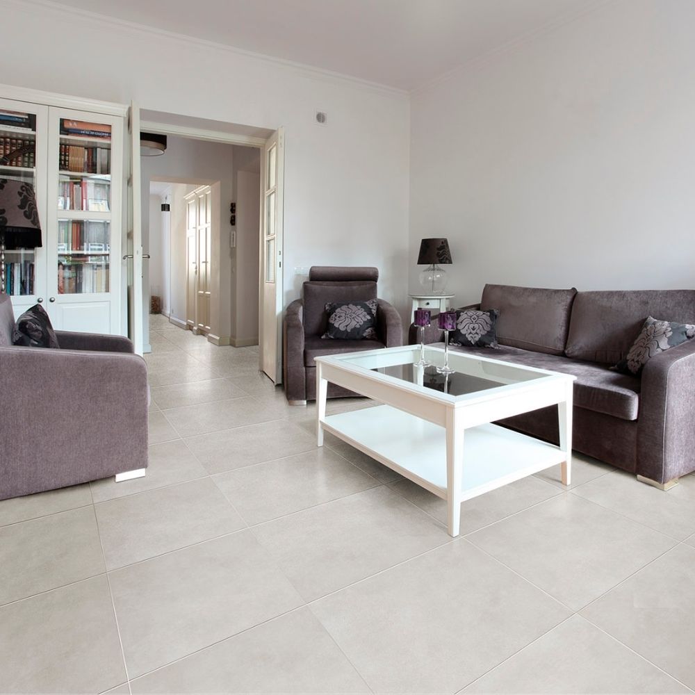 Piso Cerámico Cementicio Terre Gris Plata 45x45cm 2.23m2 Celima