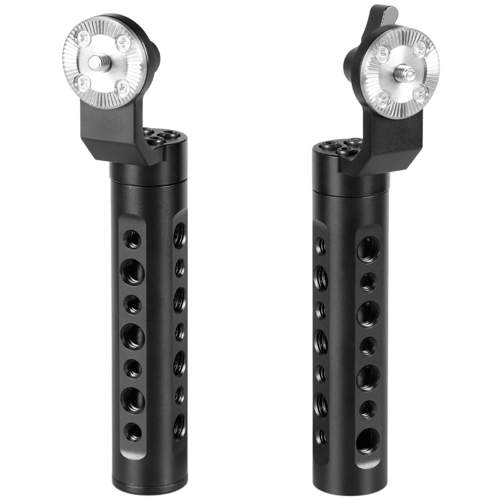 CAMVATE Par de Empuñaduras Tipo Queso con Montaje Rosette ARRI Estilo M6 - Construcción de Aluminio