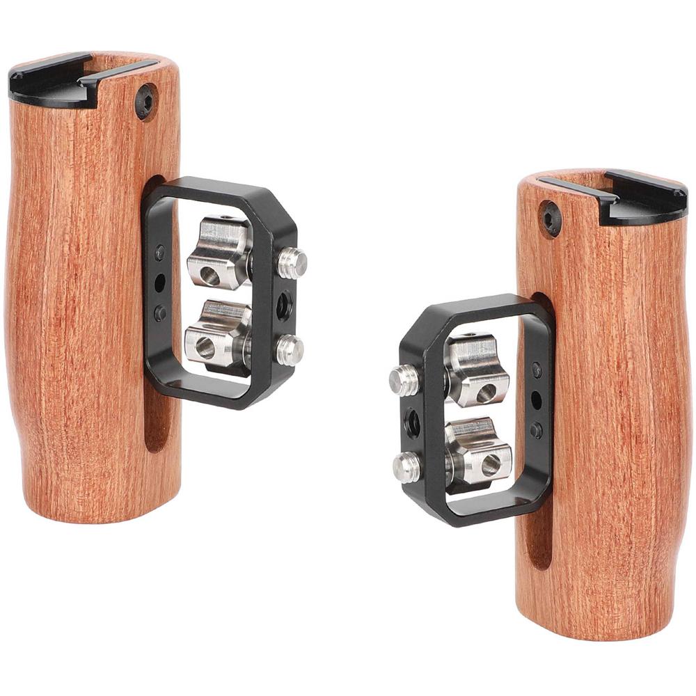 CAMVATE Empuñaduras de Madera Ergonómicas con Tornillos de Pulgar 1/4""-20 para Montaje (Par) - Comp