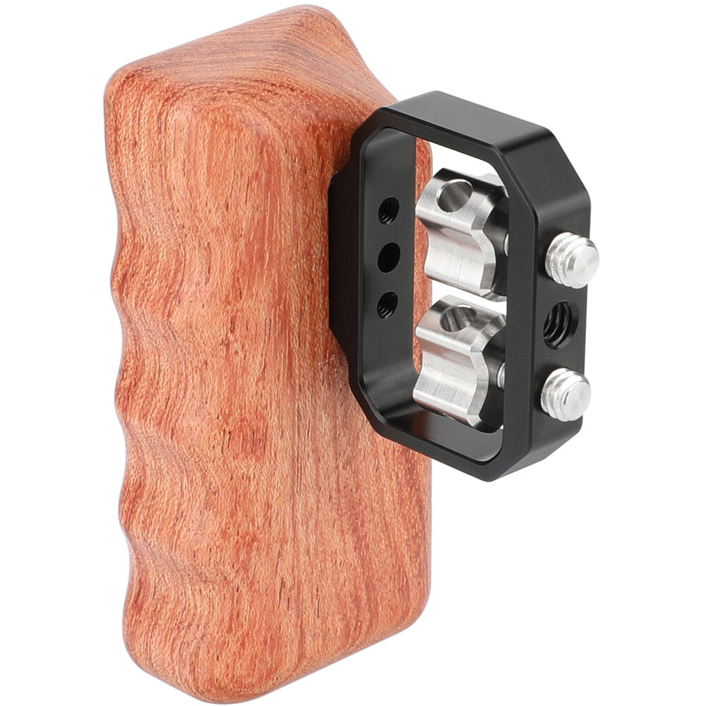 CAMVATE Mango de Madera para Cámara (Lado Derecho) con Tornillos de Pulgar 1/4""-20, Soporte de Alea