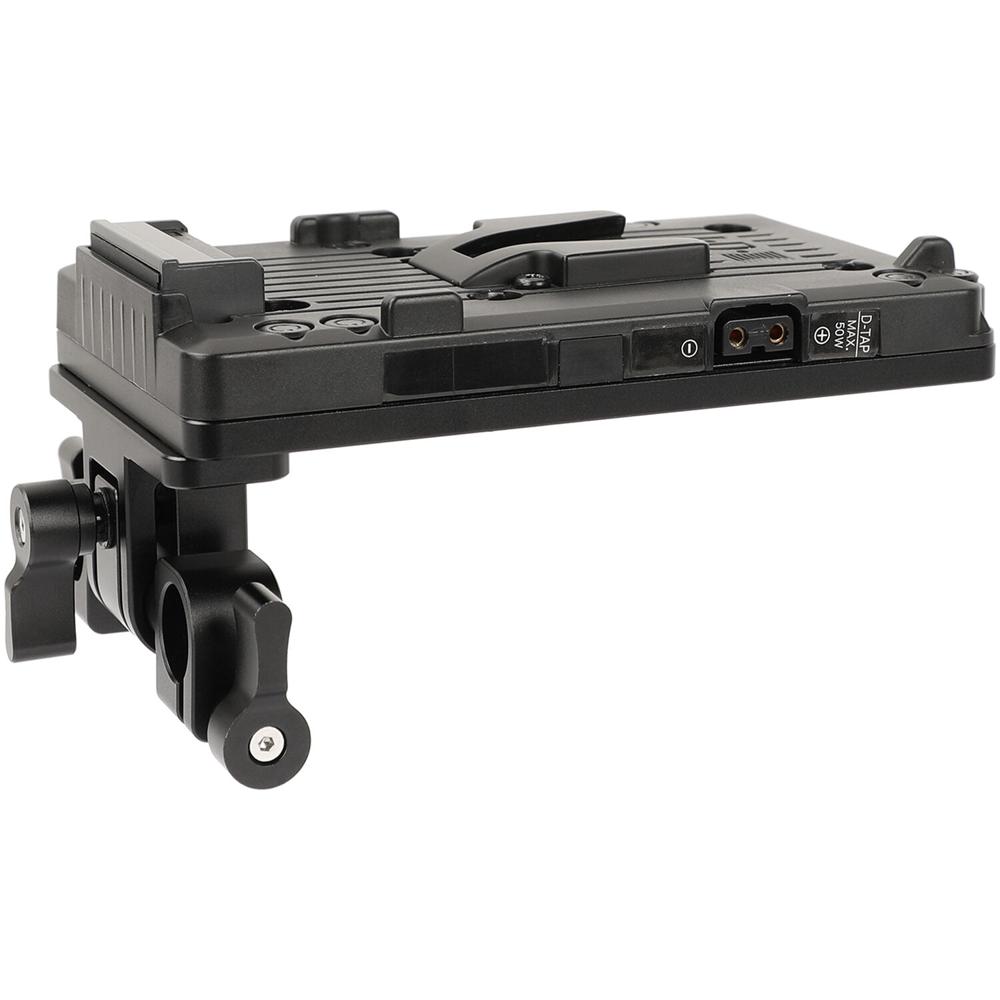 Placa de Batería IDX P-V2 V-Mount con Divisor de Potencia y Abrazadera Rotativa de 15mm