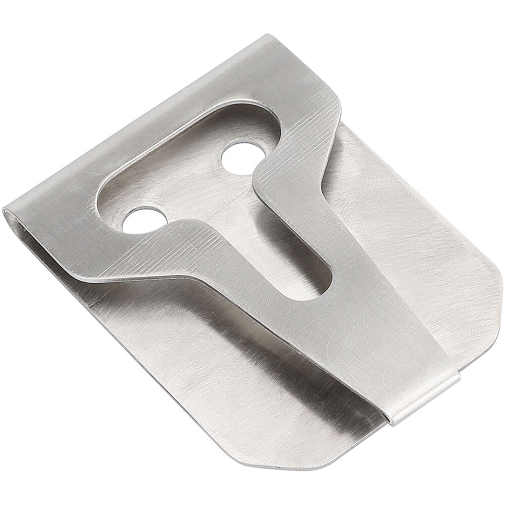 Clip de Cintura CAMVATE Plata para Accesorios de Cámara con Dos Roscas 1/4""-20 y Cuatro Tornillos 1