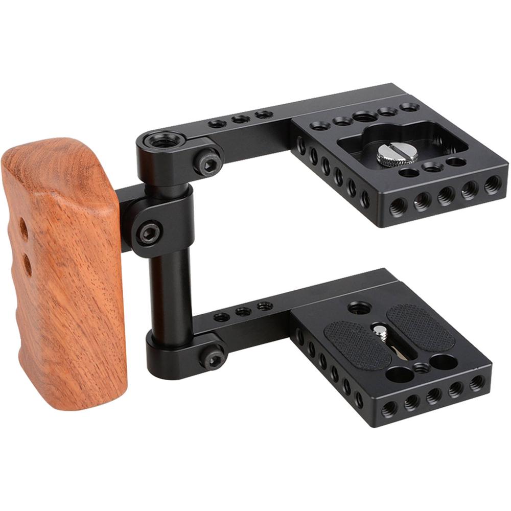 Cámara Cage CAMVATE para BlackMagic Pocket Cinema Camera con Mango de Madera
