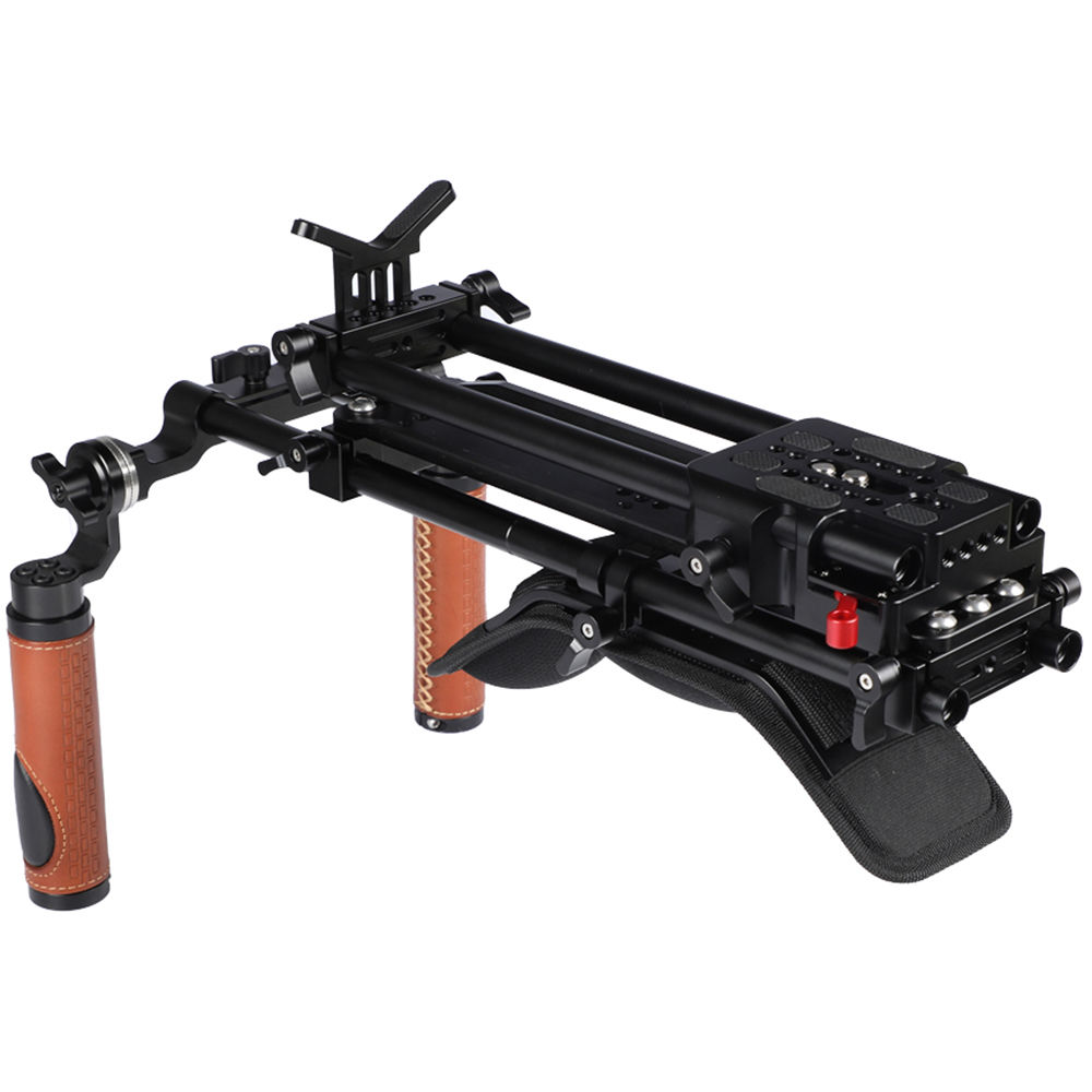 CAMVATE Rig de Hombro Profesional con Placa de Puente tail ARRI de 12"", Base de Liberación Rápi