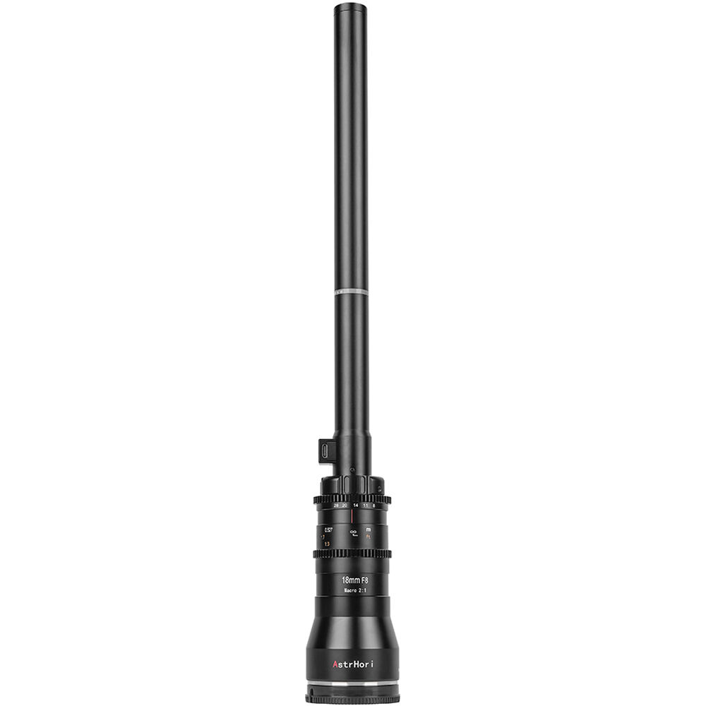 AstrHori 18mm f/8 Lente Macro Probe (Canon EF) - Diseño Único, 2:1 Magnificación, Iluminación LED,