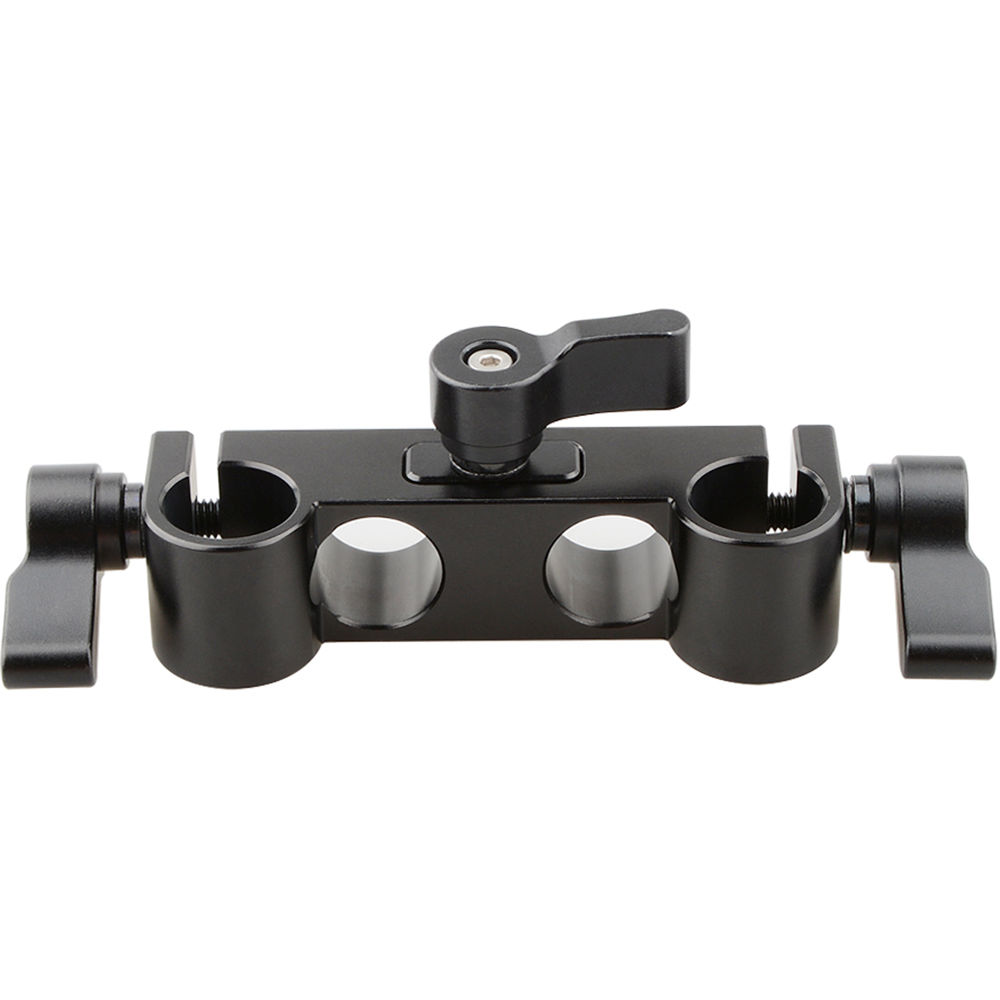 CAMVATE Offset 15mm Rod Block Clamp (Black Levers)