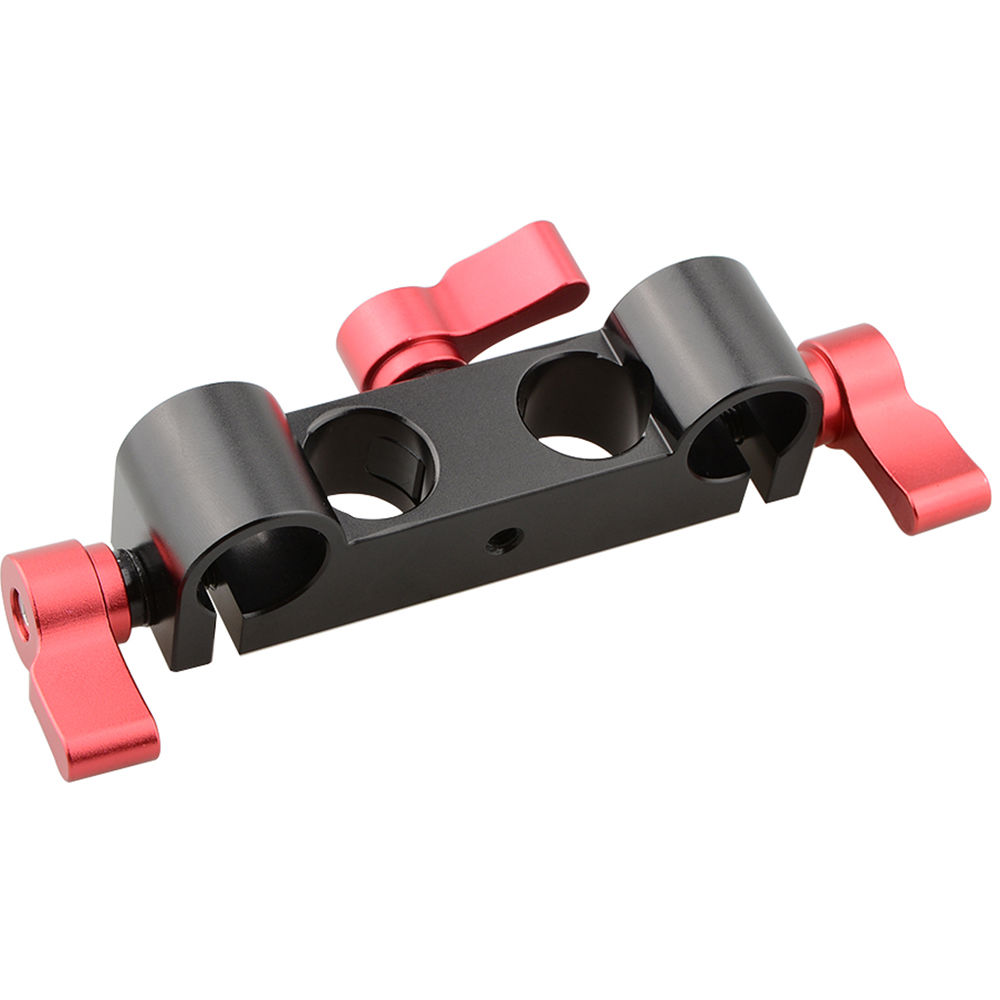 CAMVATE Offset 15mm Rod Block Clamp (Red Levers)