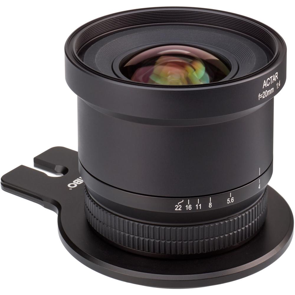 Cambo ACTAR-20 Lente de 20mm f/4 con Placa para Cámaras del Sistema Actus - Enfoque Manual, Ultrawi