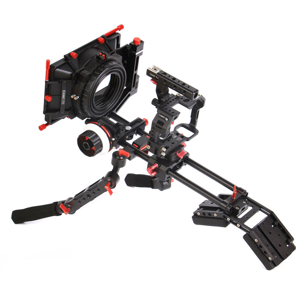CAME-TV Kit de Rig y Empuñadura Mattebox Follow Focus para Sony A7S
