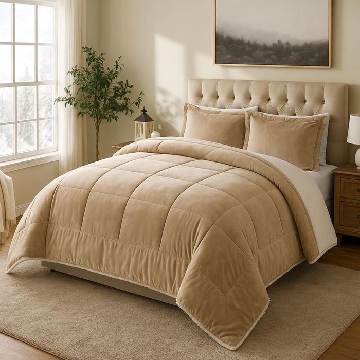 Edredon Nube Hogar Plazas Invernia Set Promart