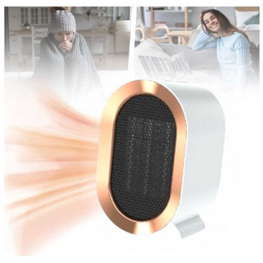 Mini Calentador eléctrico Portatil de Escritorio - Blanco