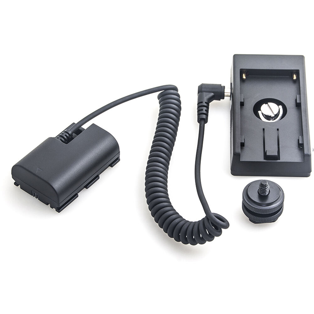 Placa de Batería L-Series DigitalFoto Solution Limited con Batería Dummy LP-E6 y Cable Enrollado de
