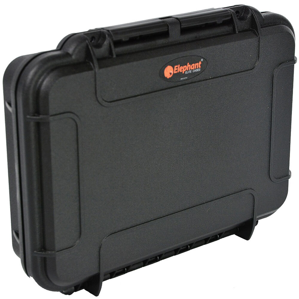 Caja de Memoria Impermeable Elephant Elite (Negra con Espuma Roja) - Capacidad para 36 Tarjetas CF