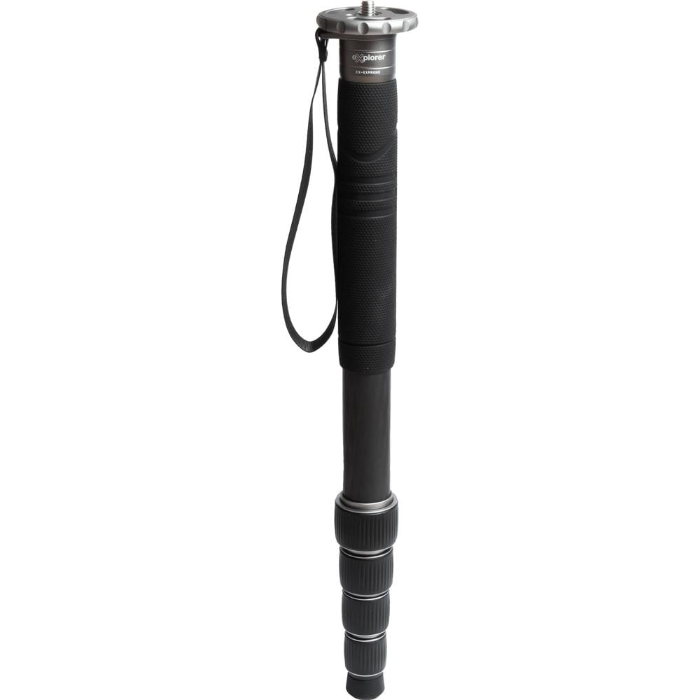 Monopod de Carbono Explorer Photo & Video EX-EXPMONO - Capacidad de Carga 15.4 lb, Altura Máxima 65