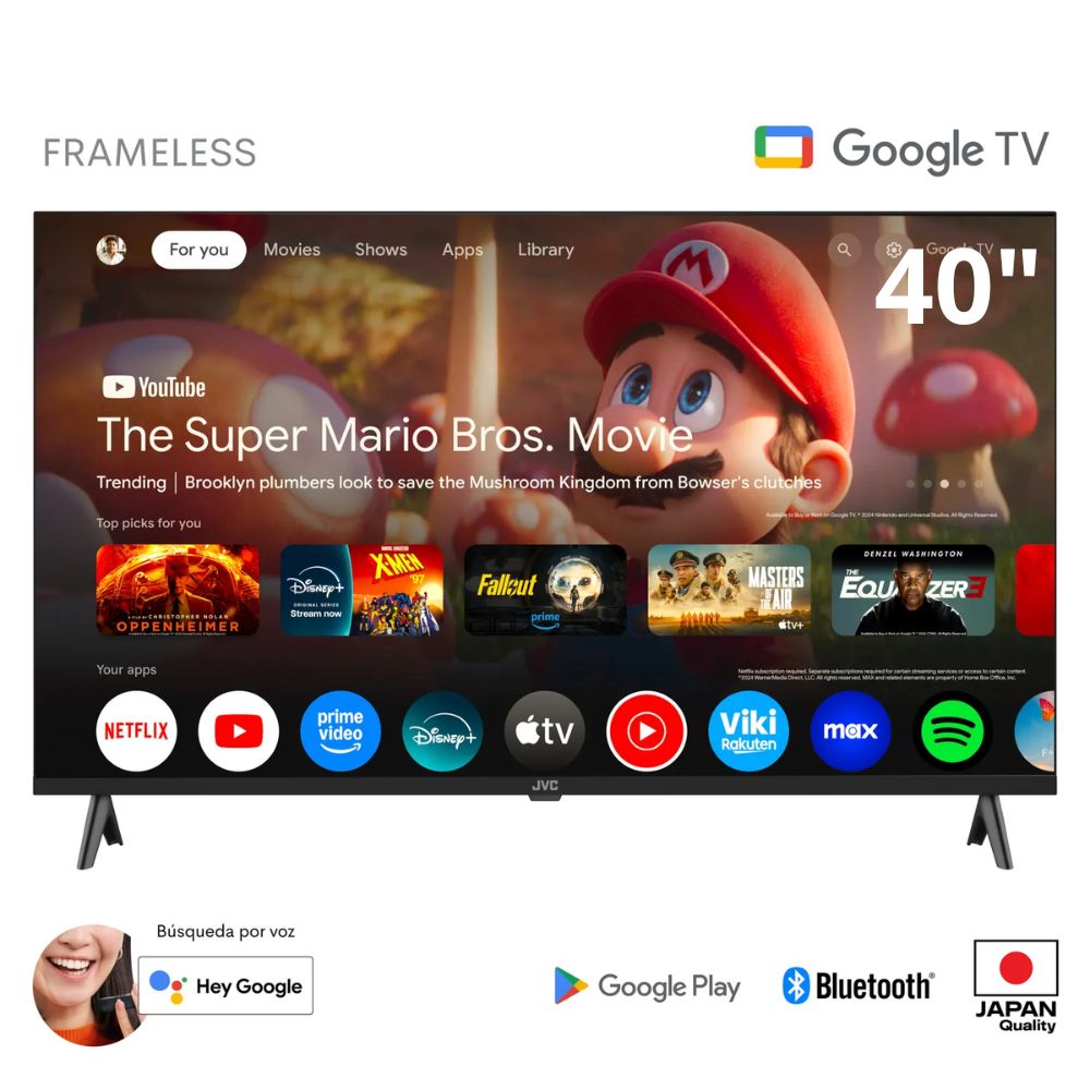 Televisor JVC LED 40'' LT-40KB418 FHD Google TV