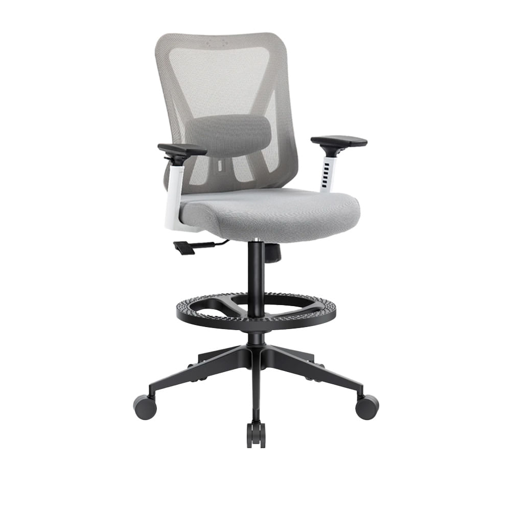 Silla Cajero Ergonómica Con Apoyabrazos Smart Negro Nylon Ofideas