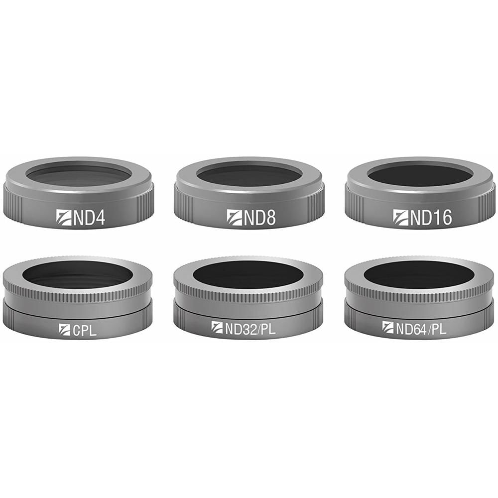Kit de Filtros Económico Freewell para DJI Mavic Air (6-Pack) - ND4, ND8, ND16, CPL, ND32/PL, ND64/