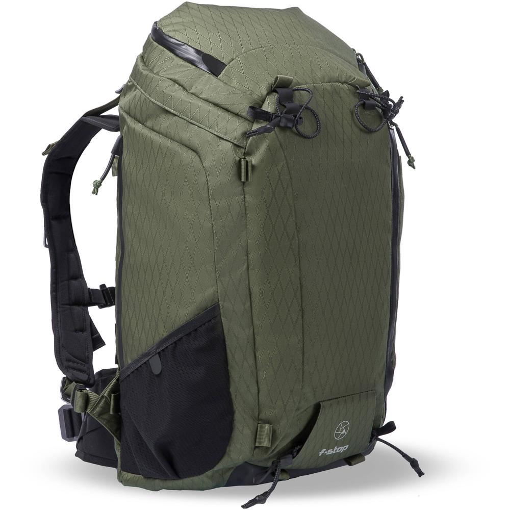 Mochila de Viaje y Aventura f-stop AJNA DuraDiamond (Verde Ciprés, 37L) - Compatible con Inserto de