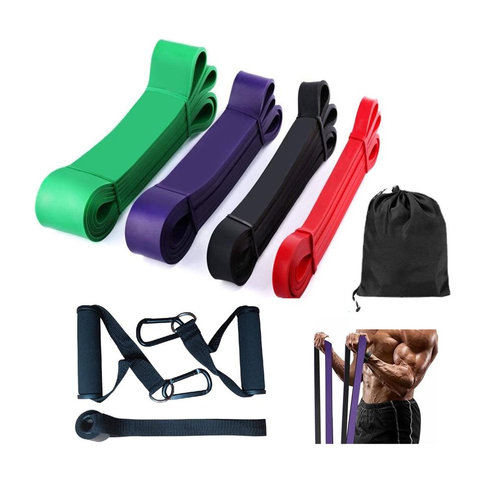 Bandas Crossfit Ligas Elásticas de Resistencia Gym Set 4 Unds